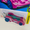 2024 Hot Wheels Treasure Hunt NETFLIX Let's Race Experimotors Tooligan rosado AD base ZAMAC