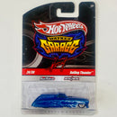 2010 Hot Wheels Wayne's Garage Rolling Thunder azul metálico Llantas de Goma RR base ZAMAC