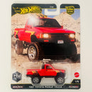 2025 Hot Wheels Premium Car Culture HW Off Road 1987 Toyota Pickup Truck rojo Llantas de Goma RR