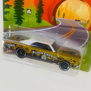 2014 Hot Wheels Walmart Exclusive HW Road Trippin State Route 12 67 Oldsmobile 442 dorado metálico PR5