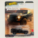 2025 Hot Wheels Premium Fast & Furious Rápidos y Furiosos Lamborghini LM002 negro Llantas de Goma RR Primera Edición