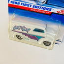 1998 Hot Wheels First Editions Dairy Delivery blanco 5SP base China Primera Edición