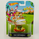 2014 Hot Wheels Premium Entertainment The Flintstones Flintmobile Troncomóvil de Los Picapiedra naranja 5SP