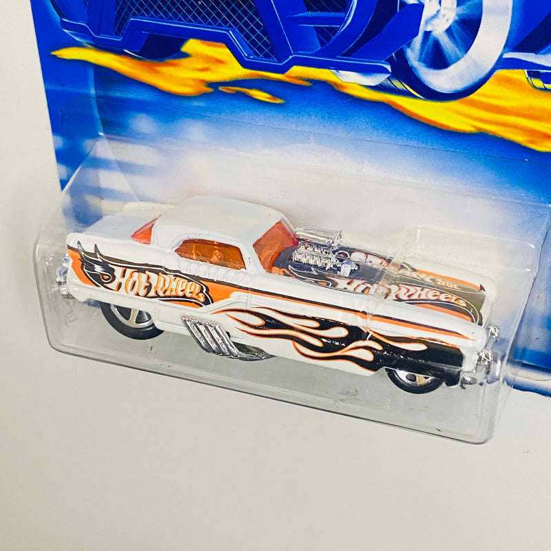 2001 Hot Wheels Logo-Motive Metrorail Nash Metropolitan 076 blanco 5SP