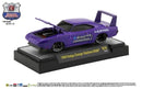 2019 M2 Machines Ground Pounders Limited Edition 1/5,880 Mopar 1969 Dodge Charger Daytona HEMI R19 morado Llantas de Goma