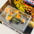 2026 Hot Wheels Premium Pop Culture Masters of the Universe Wind Raider He-Man verde metálico MC1 con 5SP