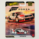 2026 Hot Wheels Premium Pop Culture Forza Audi 90 Quattro blanco Llantas de Goma RR