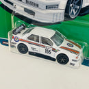 2023 Hot Wheels Premium Car Culture Spettacolare Alfa Romeo 155 V6 Ti blanco Llantas de Goma RR