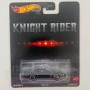 2023 Hot Wheels Premium Entertainment KITT El Auto Fantástico Knight Rider K.I.T.T. negro Llantas de Goma RR