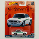 2023 Hot Wheels Premium Car Culture Spettacolare Alfa Romeo Giulia Sprint GTA blanco Llantas de Goma RR