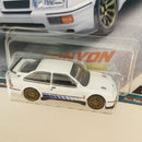 2023 Hot Wheels Premium Car Culture Canyon Warriors 87 Ford Sierra Cosworth blanco Llantas de Goma RR