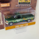 2021 Greenlight Limited Edition Smokey Bear 1995 Ford F-250 verde Llantas de Goma