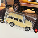 2026 Hot Wheels Premium Fast & Furious 25th Anniversary Rápidos y Furiosos Toyota Land Cruiser FJ60 beige Llantas de Goma RR base ZAMAC