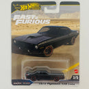 2024 Hot Wheels Premium Fast & Furious Rápidos y Furiosos 1970 Plymouth AAR Cuda negro Llantas de Goma RR