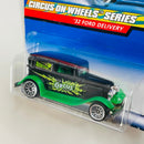 2000 Hot Wheels Circus on Wheels Series 32 Ford Delivery negro LW base ZAMAC