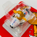 1990 ERTL Garfield Need a Lift? NASA Space Shuttle Transbordador Espacial blanco Bandera USA