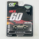 2025 Greenlight Hollywood Hobby Exclusive Gone in 60 Seconds 60 Segundos 1967 Ford Mustang Eleanor Silver Chrome Edition cromado Llantas de Goma