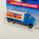 1995 Hot Wheels Photo Finish Series Colección Set de 4 - Ford Aerostar, Flyin Aces Blimp, Peterbilt Tank Truck, Hiway Hauler