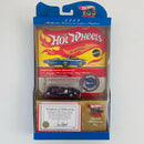 1998 Hot Wheels Conmemorativo 30 Aniversario 1969 Twin Mill morado spectraflame Redline RL + Pin/Broche metálico y Certificado de Autenticidad Firmado