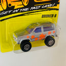 1996 Matchbox Ford Bronco II plata metálico