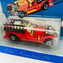 1998 Hot Wheels Conmemorativo 30 Aniversario 1981 Old Number 5 Bombero rojo BW