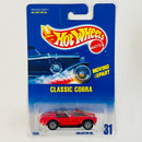 1995 Hot Wheels Moving Part Classic Cobra rojo 7SP