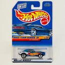 1998 Hot Wheels Race Team Series IV 67 Camaro Chevrolet azul metálico 5SP base ZAMAC