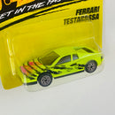 1996 Matchbox Super Fast Ferrari Testarossa 78 amarillo fluorescente