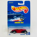1997 Hot Wheels Auburn 852 215 rojo 5SP base ZAMAC