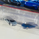 2022 Hot Wheels Premium Car Culture Lamborghini 2 Pack Set de 2 - Lamborghini Aventador Coupe y Lamborghini Huracán LP 610-4 con Llantas de Goma RR