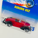 1997 Hot Wheels Auburn 852 215 rojo 5SP base ZAMAC