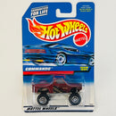 1997 Hot Wheels Commando 601 rojo metálico CT base ZAMAC Primera Edición - Detalle Burbuja