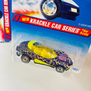 1995 Hot Wheels Krackle Car Series Colección Set de 4 - Sharkruiser, Turboa, 63 Corvette Split Window, Flashfire