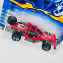 2001 Hot Wheels Roll Cage rojo SB base ZAMAC