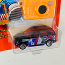 2004 Matchbox Around the World New York Mercedes Benz ML 430 negro con Cámara Miniatura