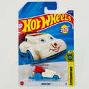 2025 Hot Wheels Experimotors Quick Chat blanco 5SP Primera Edición