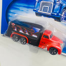 1999 Hot Wheels Haulers Limited Edition Camión Trailer rojo con negro 5SP