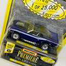 1997 Matchbox Premiere Collection World Class Limited Edition 1/25,000 Dodge Challenger azul Llantas de Goma
