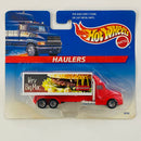1997 Hot Wheels Haulers McDonalds Very Big Mac Camión Trailer rojo con blanco 7SP
