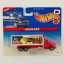 1997 Hot Wheels Haulers New McDonalds Very Big Mac Camión Trailer rojo con blanco 7SP