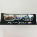 1996 Hot Wheels Collectibles Limited Edition American Classics Set de 3 con Llantas de Goma RR - Auburn 852, 1931 Duesenberg Model J y 1935 Cadillac - COA A1075