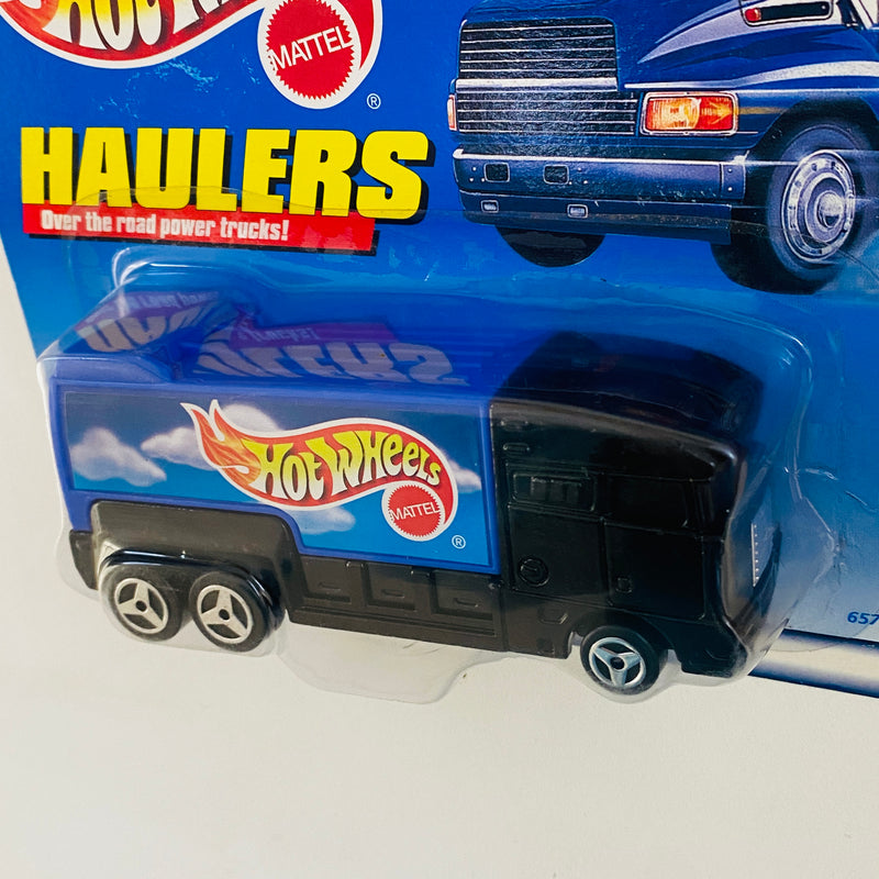 1999 Hot Wheels Haulers Camión Trailer negro 3SP