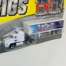 1997 Matchbox Super Rigs Pepsi Nothing Else is a Pepsi Camión Trailer Mack CH600 blanco