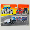 1997 Matchbox Super Rigs Pepsi Nothing Else is a Pepsi Camión Trailer Mack CH600 blanco