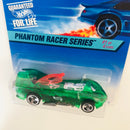 1997 Hot Wheels Phantom Racer Series Colección Set de 4 - Power Rocket, Power Pistons, Power Pipes, Road Rocket