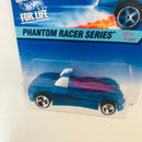 1997 Hot Wheels Phantom Racer Series Colección Set de 4 - Power Rocket, Power Pistons, Power Pipes, Road Rocket