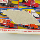 1998 Hot Wheels Haulers Super Bubble Camión Trailer amarillo con azul 7SP - Detalle Empaque