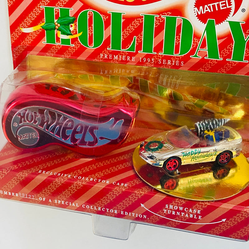 1995 Hot Wheels Happy Holidays Premiere Series Special Collector Edition Christmas 95 Chevrolet Camaro Convertible cromado PC5 - Incluye Adorno Navideño