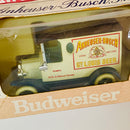 1979 Lledo Days Gone Budweiser 1928 Ford Model T Van blanco Hecho en Inglaterra