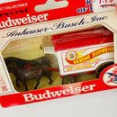 1979 Lledo Days Gone Budweiser Horse Drawn Delivery Van Carruaje de Caballos blanco Hecho en Inglaterra